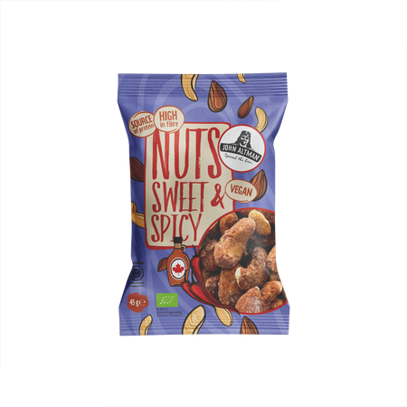 Mixed Nuts Organic Sweet & Spicy 45g