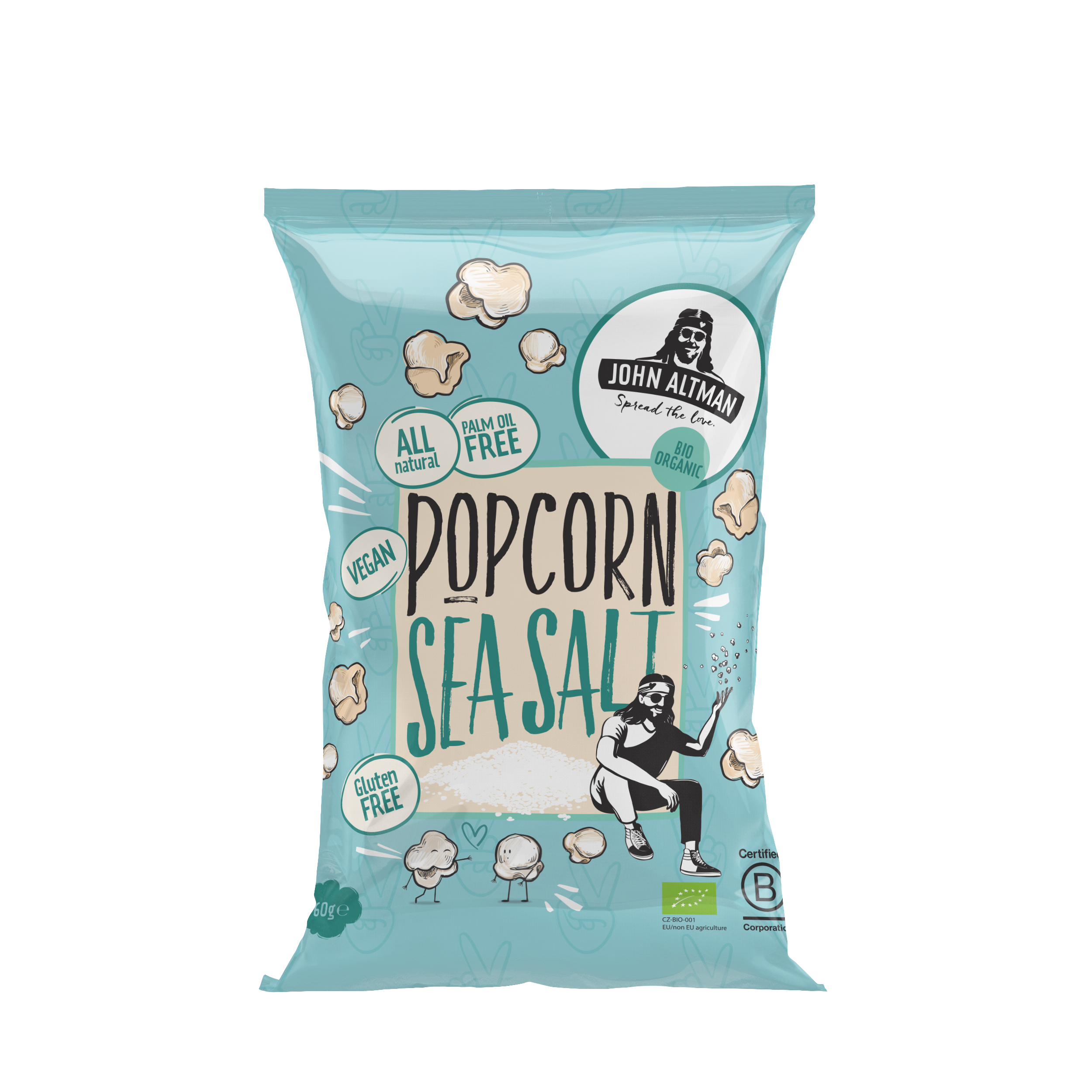 Popcorn Organic Sea Salt 60g