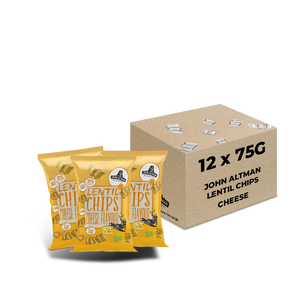 Organic Lentil Chips Vegan Cheese 75g - John Altman