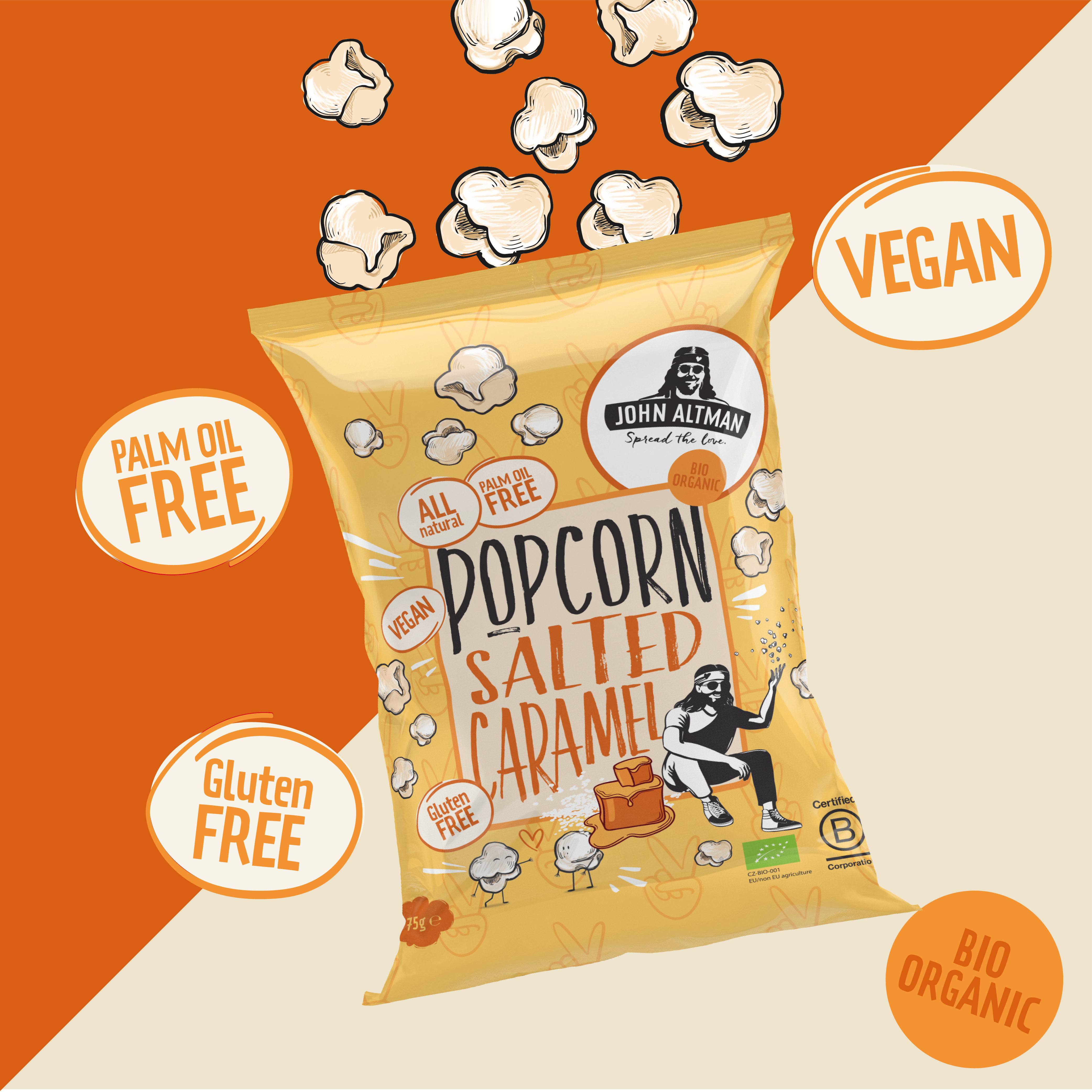 Popcorn Bio Caramel Salé 75g