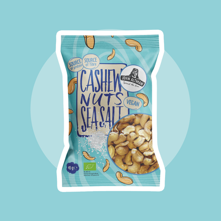 Noix de cajou grillées à sec au sel de mer 100 g