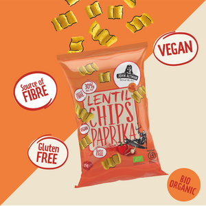 Organic Lentil Chips Paprika 75g