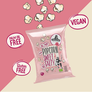 Organic Popcorn Sweet & Salty mini bags - John Altman
