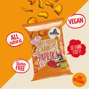 Organic Sweet Potato Chips Paprika 90g