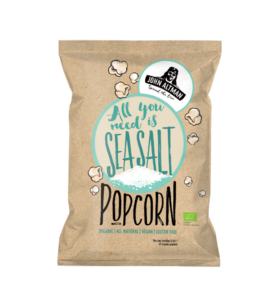 Popcorn biologique au sel de mer