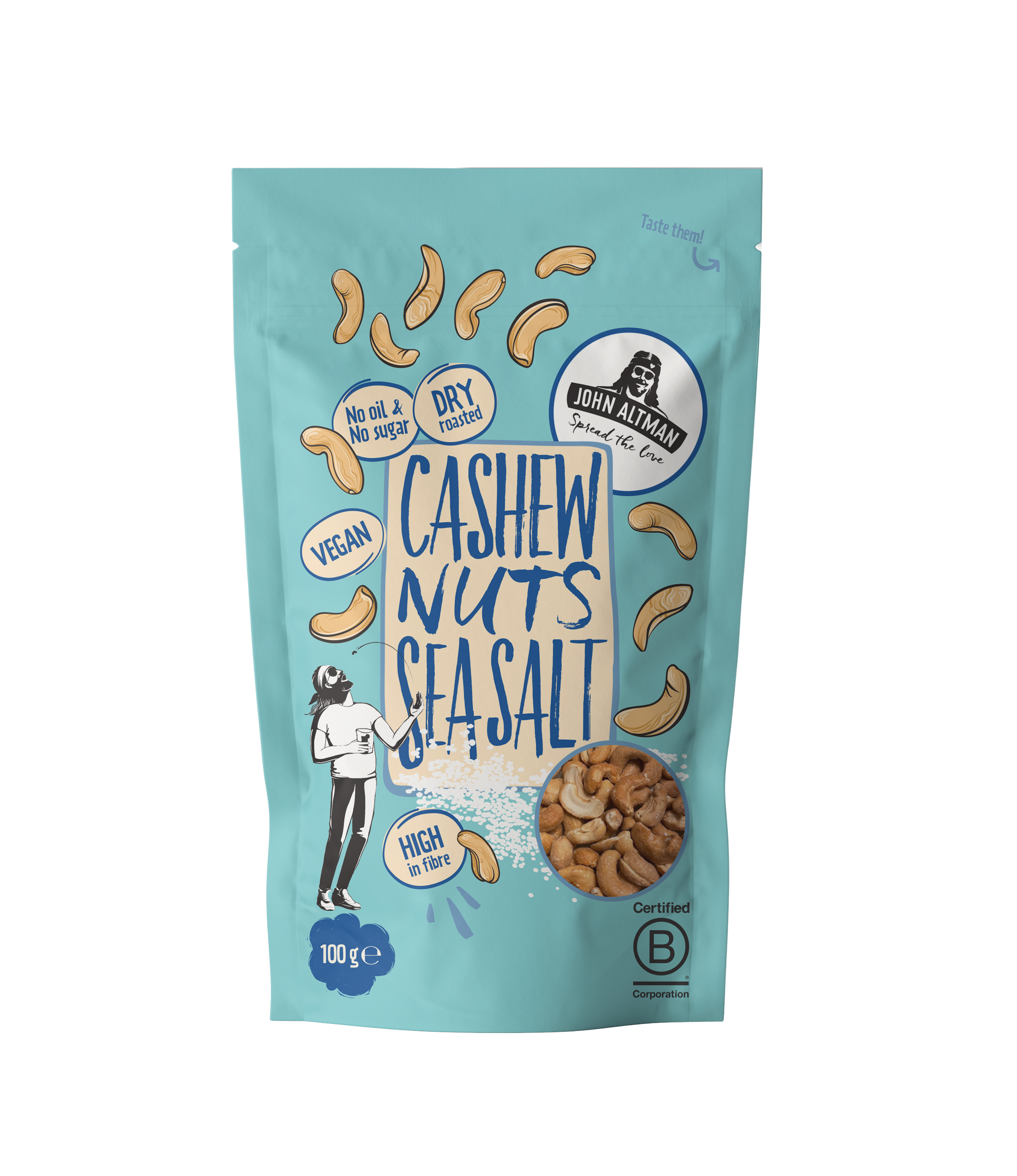 Dry roasted Cashew Nuts Sea Salt - John Altman