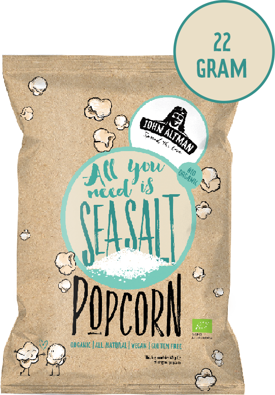 Organic Popcorn Sea Salt - John Altman